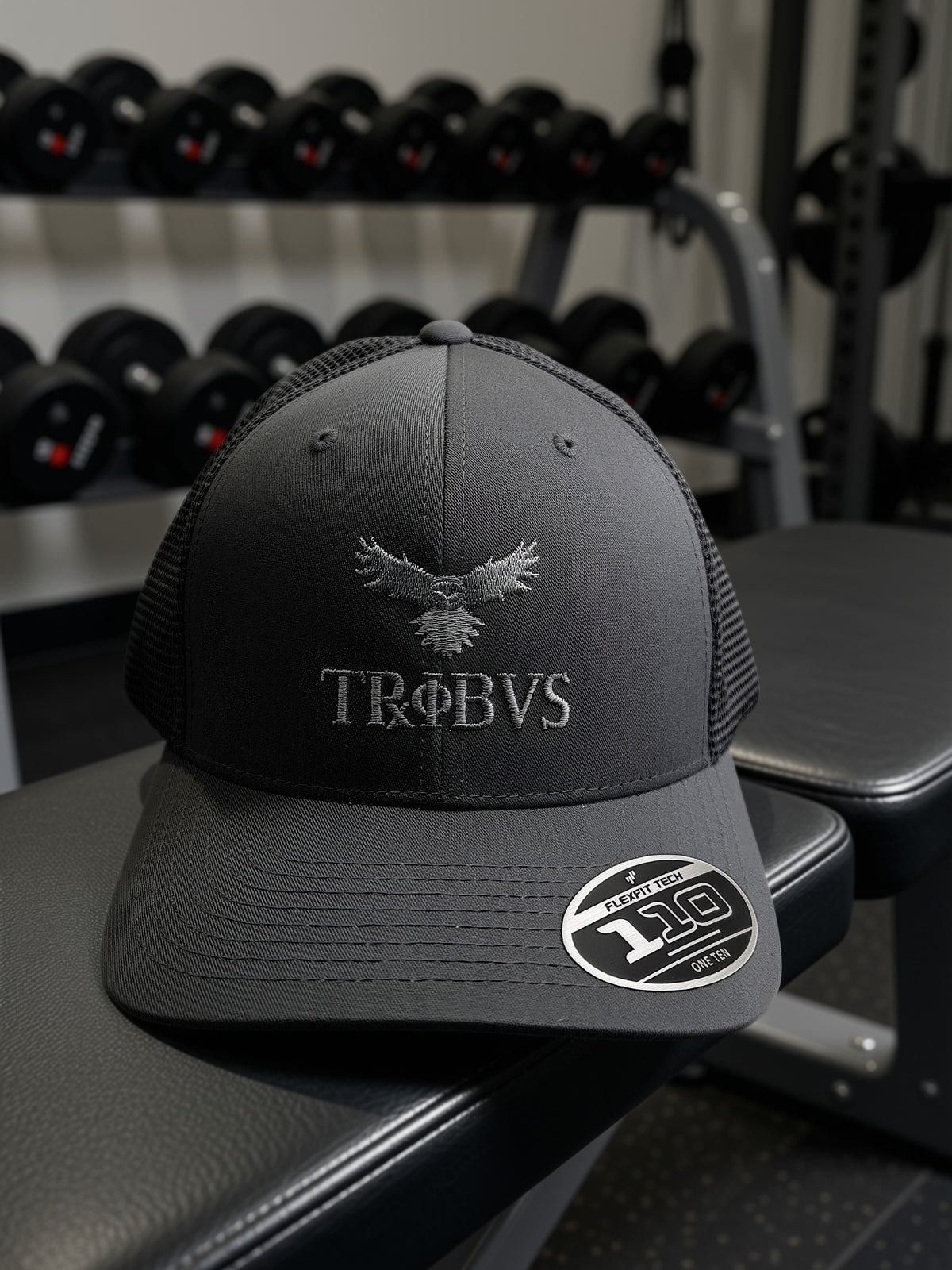 Tribus Flexfit 110® Performance Cap - Charcoal