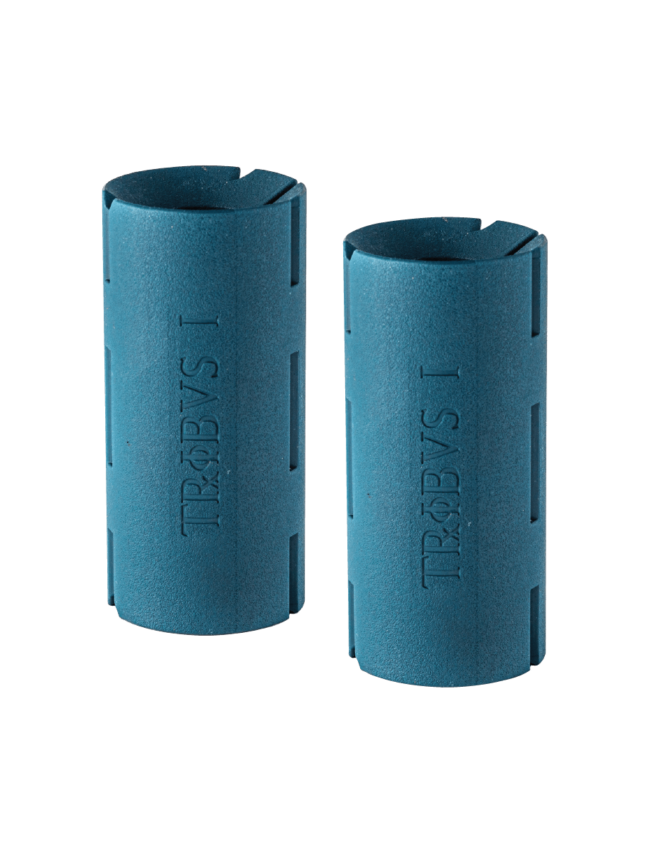Tribus Solo Pair | Product shot on White Background, Blue, Thick Grips